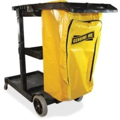 Genuine Joe® Workhorse Janitor's Cart, Heavy Duty, 1 Each (GJO02342)