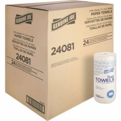 Genuine Joe® Kitchen Towels, 2-Ply, 100 Sheet, 24 Rolls (GJO24081)