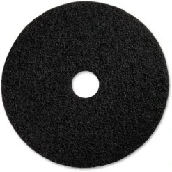 Genuine Joe® Black Floor Stripping Pad, 19" Diameter, 5 Pads (GJO90219)
