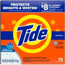 Tide Powder Laundry Detergent, HE, 95 Oz, Original (PGC84997)