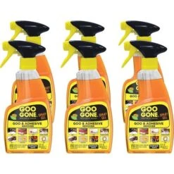 Goo Gone Goo - Adhesive Remover Spray Gel, 12 Oz, Orange, 6/CT (WMN2096CT)