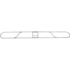 Genuine Joe® Clip-on 48" Dust Mop Frame, Galvanized, Each (GJO48266)