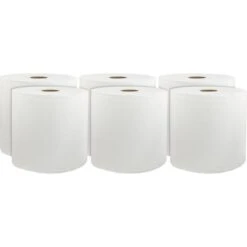 Livi® Universal Hardwound Roll Paper Towels, White, 800-ft., 6 Rolls (SOL46529)