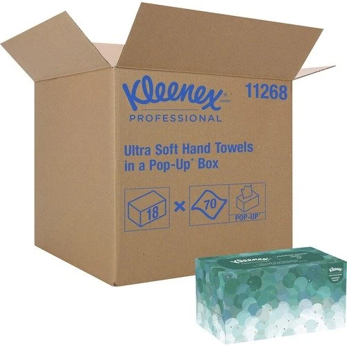 Kleenex® 11268 Ultra Soft Hand Towels Pop-Up Box, 18 Boxes (KCC11268CT) Kleenex® 11268 Ultra Soft Hand Towels Pop-Up Box, 18 Boxes (KCC11268CT) -Cleaning Supplies Store 1034883822