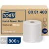 Tork® Universal Hardwound Roll Paper Towels, White, 800-ft., 6 Rolls (TRK8031400)
