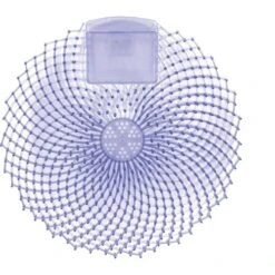 Genuine Joe® Urinal Screen, Ocean Breeze, 7"Dia X 3/8"H, 12/DZ, Blue (GJO85157)