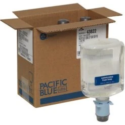 Pacific Blue Ultra Automated Antimicrobial Foam Soap Refill, E2 Rated, Fragrance-Free, 1,200 ML, 3/Carton (GPC43822)
