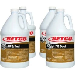 Betco® PH7Q Dual Disinfectant Cleaner, Lemon, 1 Gallon, 4 Bottles (BET3550400CT)