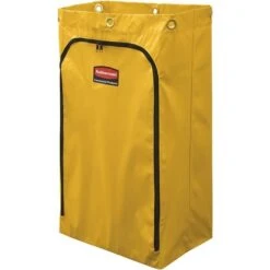 Rubbermaid® Commercial Replacement Bags, F/6173-88 Cart, Vinyl, 24 Gal, 4/Ct, Yw (RCP1966719CT)