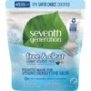 Seventh Generation® Laundry Detergent Packs, Unscented, 8 Packs (SEV22977CT)