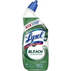 Lysol® Toilet Bowl Cleaner, W/ Bleach, 24-oz., 9/Ct, Blue Top (RAC98014CT)