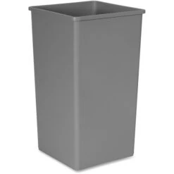 Rubbermaid® Commercial Waste Container, 50 Gal, 19-1/2"X19-1/2"X34-1/3" , 4/Ct, Gray (RCP3959GRACT)