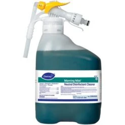 Diversey Disinfectant Cleaner, Morning Mist, 1.32 Gallon, Blue (DVO5283020)