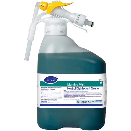 Diversey Disinfectant Cleaner, Morning Mist, 1.32 Gallon, Blue (DVO5283020) Diversey Disinfectant Cleaner, Morning Mist, 1.32 Gallon, Blue (DVO5283020) -Cleaning Supplies Store 1064217501