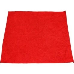 Genuine Joe® Terry Cloth, Microfiber, Lint-Free, 12/Pk, Red (GJO18320)