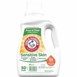 Arm & Hammer Free & Clear Liquid Detergent, Concentrate Liquid, 67.5 Fl Oz (2.1 Quart), 1 Each, Clear (CDC3320050026)