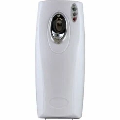 Claire Metered Air Freshener Dispenser, 0.13 Hour, 0.25 Hour, 0.50 Hour, Wall, 2 X C Battery, 1 Each, White (CGCCL7MADISPC)