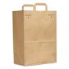Dubl Life Paper 70# Flat Handle 1/6 BBL Grocery Sack, Brown, 1/BD/300 (13200882)