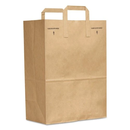 Dubl Life Paper 70# Flat Handle 1/6 BBL Grocery Sack, Brown, 1/BD/300 (13200882) Dubl Life Paper 70# Flat Handle 1/6 BBL Grocery Sack, Brown, 1/BD/300 (13200882) -Cleaning Supplies Store 13200882