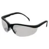 MCR Safety Klondike Protective Eyewear, Clear Lens, Polycarbonate, Anti-Fog, Black Frame - 1 EA (135-KD110AF)