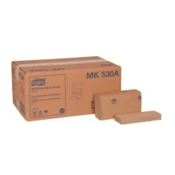 Tork® Multifold Paper Towels, 1-Ply, Brown, 4000 Towels (14100552)