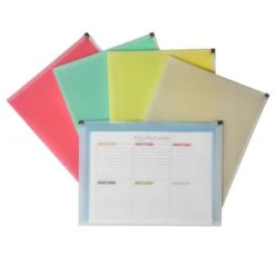 Zip 'N Go Reusable Envelope, Assorted Colors (Color May Vary) (Set Of 24 Envelopes) (99480-DS)