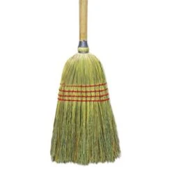 Boardwalk® Corn/Fiber Broom, 56", Wood Handle, Natural, 6 Brooms (BWKBR10012)