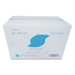 GEN Small Roll Bath Tissue, 1-Ply, 1.64 In Core, 60 Rolls (GEN15001PLY)