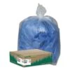 45 Gallon Clear Garbage Bags, 40x46, 1.5mil, 100 Bags (WBIRNW4615C)