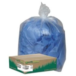 33 Gallon Clear Garbage Bags, 33x39, 1.25mil, 100 Bags (WBIRNW4015C)