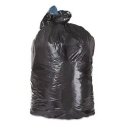 45 Gallon Black Garbage Bags, 40x46, 1.2mil, 100 Bags (TRNML4046H)