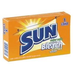 Sun Color Safe Powder Bleach, 1 Load/Box, 100 Vending Boxes (VEN2979697)