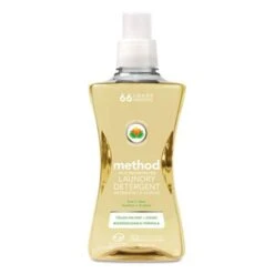 Method Concentrated Laundry Detergent, Free & Clear, 4 Bottles (MTH01491)