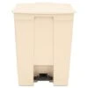 Rubbermaid® 18 Gallon Step On Trash Can, Beige, Each (RCP614500BG)