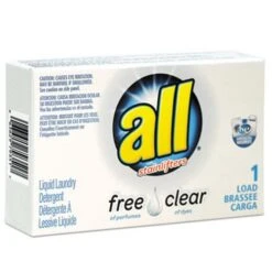 All HE Liquid Laundry Detergent, Unscented, 100 Vending Boxes (VEN2979351)