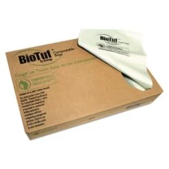 Heritage® Biotuf Can Liners, 64 Gal, 47" X 60", Green, 125 Liners (HERY9460EER01)