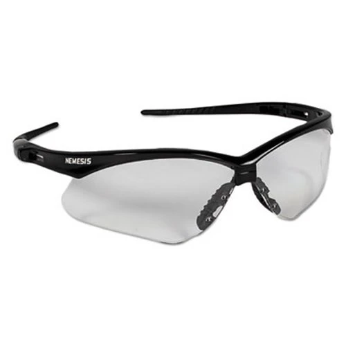 KleenGuard™ V30 Nemesis™ Safety Glasses, Black Frame/Clear Lens (KCC25676) KleenGuard™ V30 Nemesis™ Safety Glasses, Black Frame/Clear Lens (KCC25676) -Cleaning Supplies Store 262143