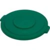 Carlisle Bronco 32 Gallon Round Trash Can Lids, Green, 4 Lids (34103309)