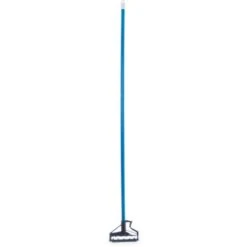 Carlisle Sparta Spectrum Quik-Release Mop Handle, Blue, 12 Mop Handles (4166414)