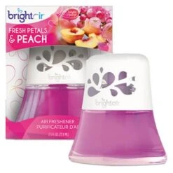 Bright Air Scented Oil Diffuser, Fresh Petals & Peach, 2.5 Oz (BRI900134)