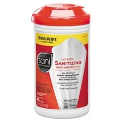 Sani Professional Table Turners No-Rinse Wipes, White, 95 Wipes (NICP56784EA)