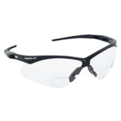 V60 Nemesis RX Safety Eyewear, +1.0 Diopter Polycarb Anti-Scratch Lenses, Black - 1 PR (412-28618)