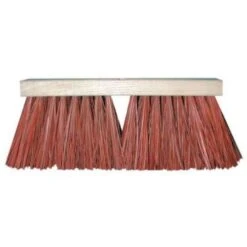 Magnolia Brush Palmyra Stalk Street Brooms, 16 In, 6 1/4 In Trim L, Dyed Palmyra Stalk - 6 EA (455-1516P)