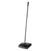 Rubbermaid® Dual Action Floor & Carpet Sweeper, Black (RCP421388BLA)