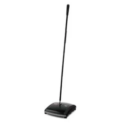 Rubbermaid® Dual Action Floor & Carpet Sweeper, Black (RCP421388BLA)