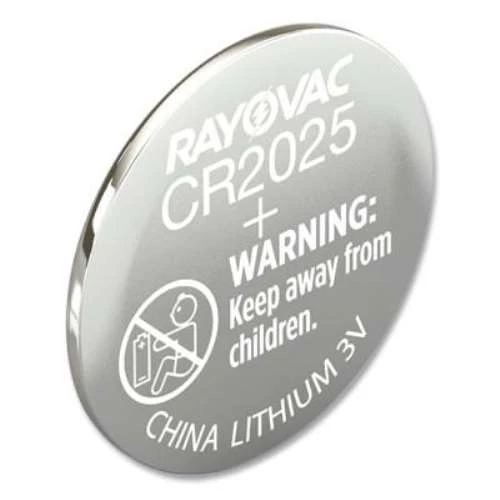 RAYOVAC Lithium Keyless Entry Batteries, CR2025, 3V - 10 BX (620-KECR2025-1G) Rayovac® RAYOVAC Lithium Keyless Entry Batteries, CR2025, 3V - 10 BX (620-KECR2025-1G) -Cleaning Supplies Store 620 KECR2025 1G 205329
