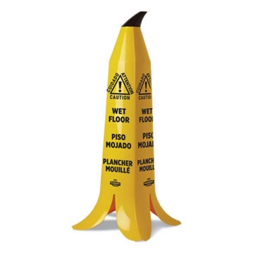 Impact Banana Wet Floor Cones, Yellow/Brown/Black, Each (IMPB1101) Impact Banana Wet Floor Cones, Yellow/Brown/Black, Each (IMPB1101) -Cleaning Supplies Store 627086