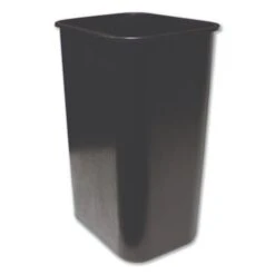 Impact Soft-Sided Wastebasket, Rectangular, 41 Qt, Black, Each (IMP77035)