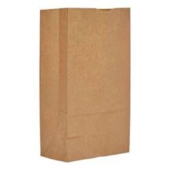GEN 12# Paper Bag, 40-lb Base Weight, Brown Kraft, 500 Per Pack (BAGGK12500)