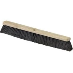 Carlisle Flo-Pac Horsehair Blend Sweep, 18", Black, 12 Broom Handles (4504003)